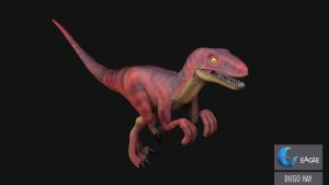 Modelagem 3d - Velociraptor