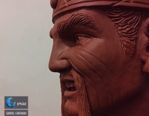 Escultura em clay - Pesonagem