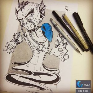 Desenho tradicional - personagem