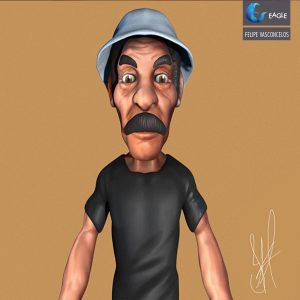 Desenho digital - conceito de personagem